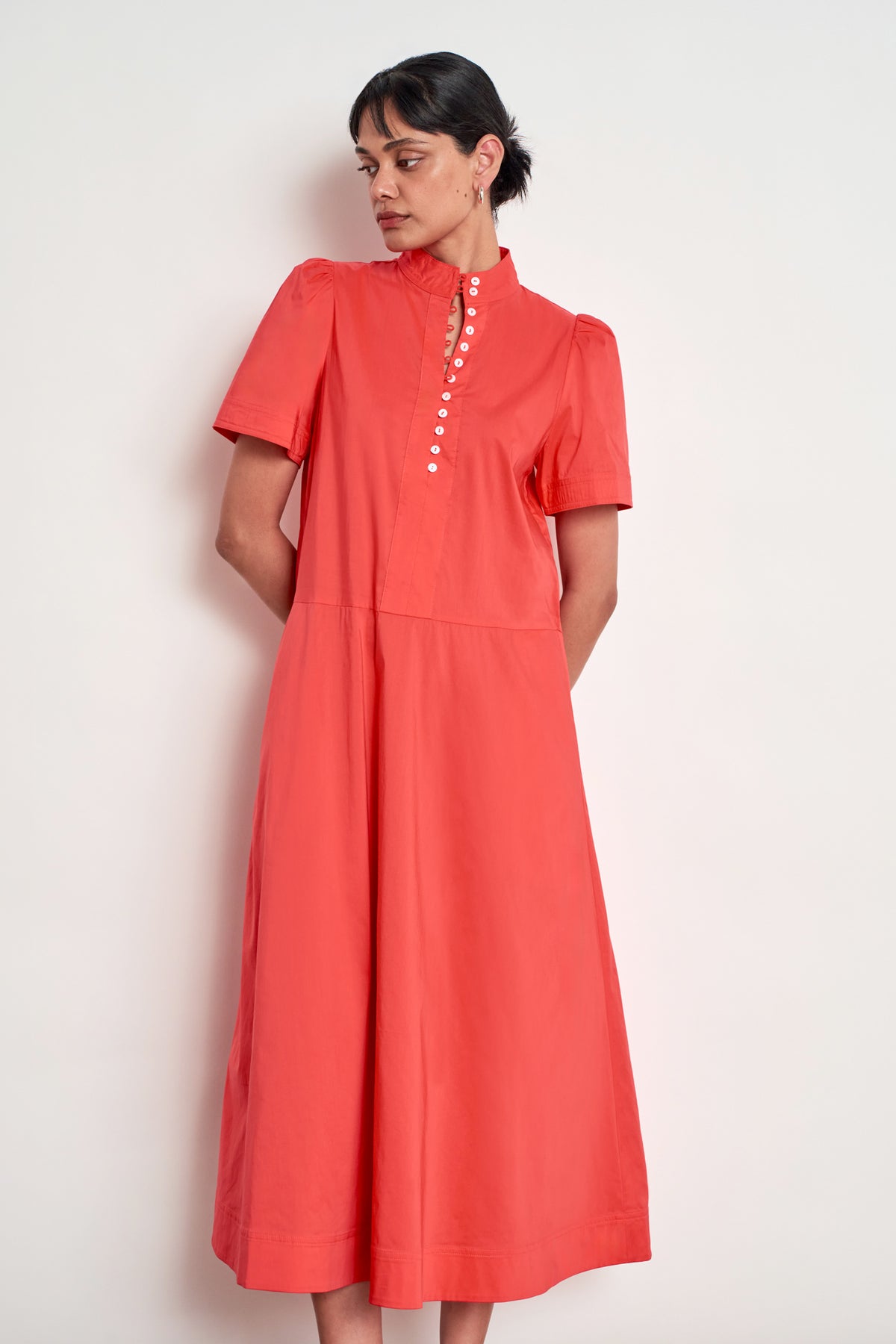 valour dress - papaya|  zoe kratzmann| considered design