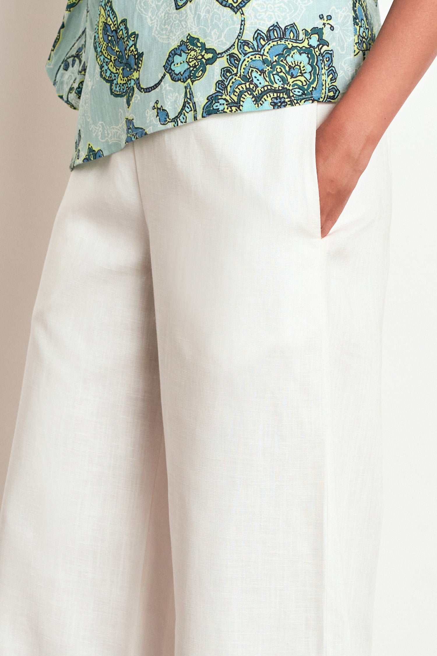 offset pant - porcelain