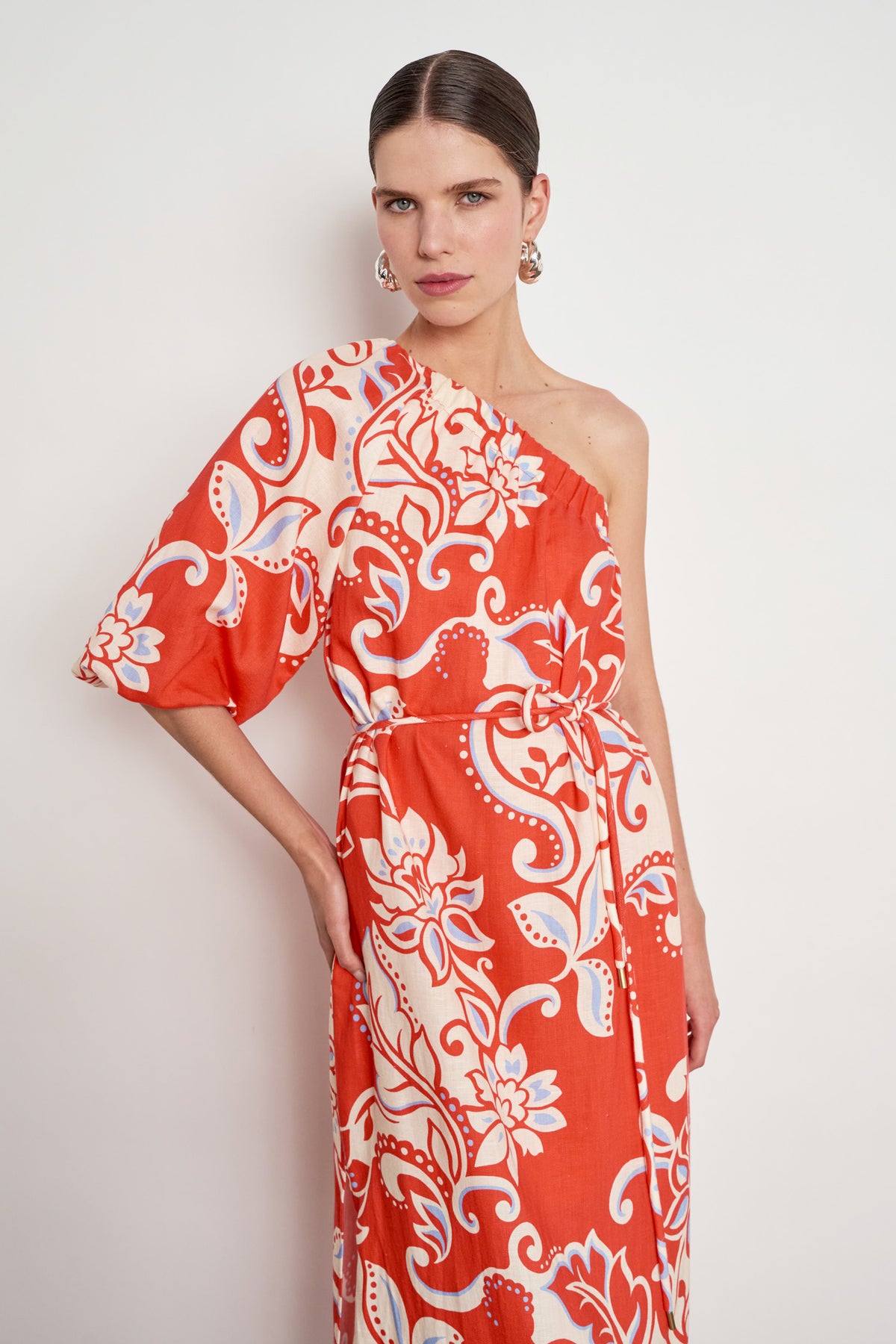 silhouette dress - tangerine field|  zoe kratzmann| considered design