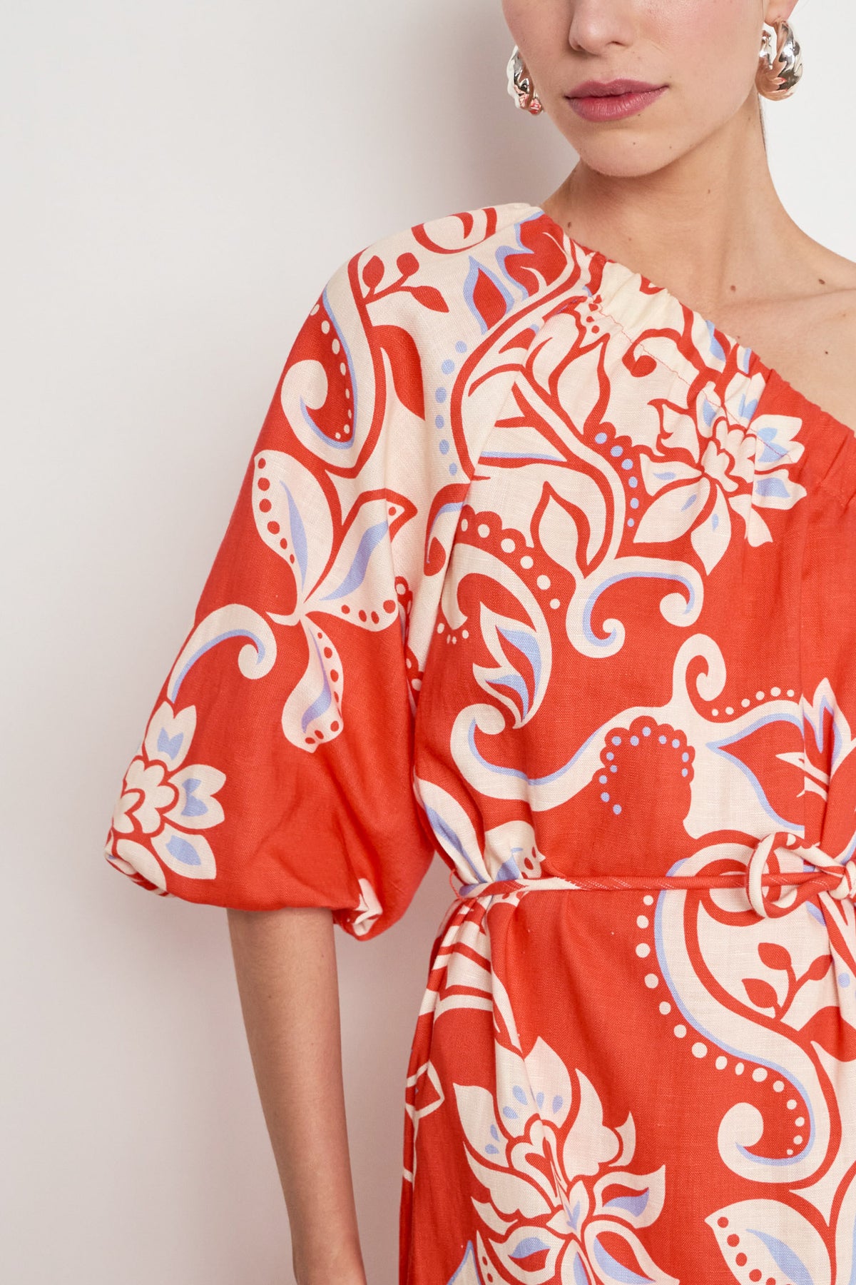 silhouette dress - tangerine field|  zoe kratzmann| considered design