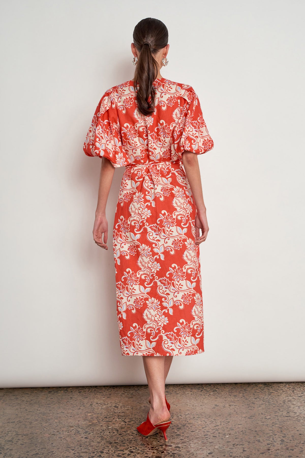 focus dress - tangerine field|  zoe kratzmann| considered design