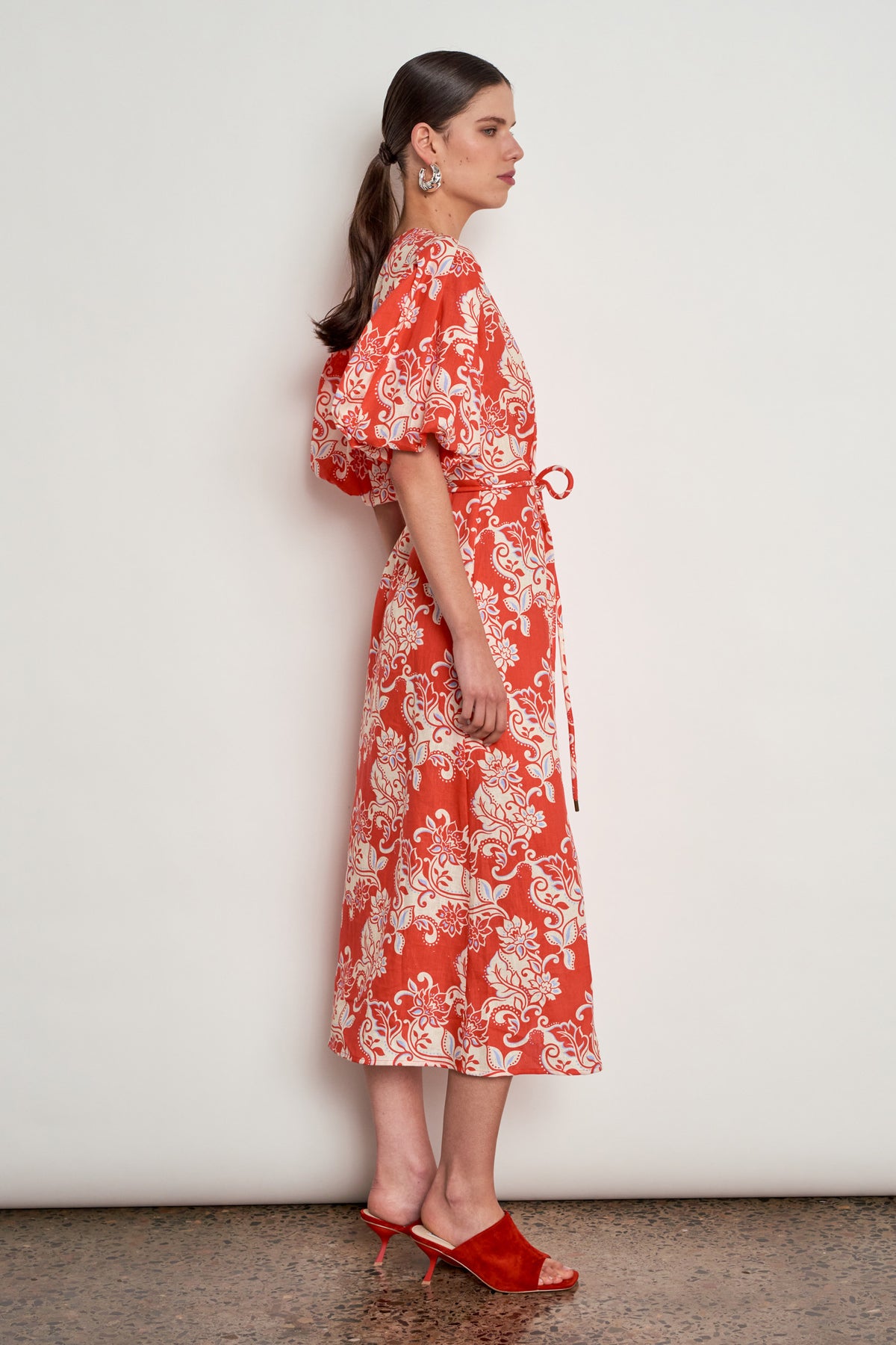 focus dress - tangerine field|  zoe kratzmann| considered design