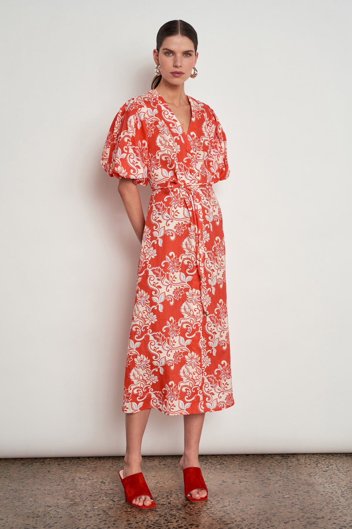 focus dress - tangerine field|  zoe kratzmann| considered design