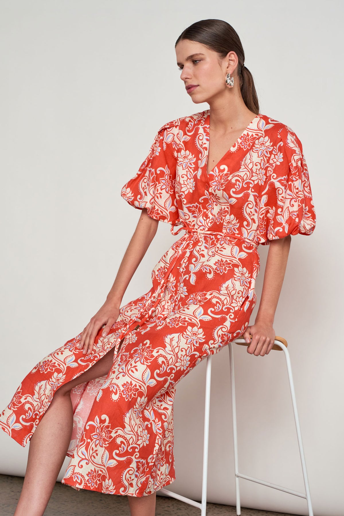 focus dress - tangerine field|  zoe kratzmann| considered design