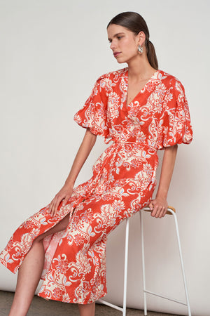 focus dress - tangerine field|  zoe kratzmann| considered design