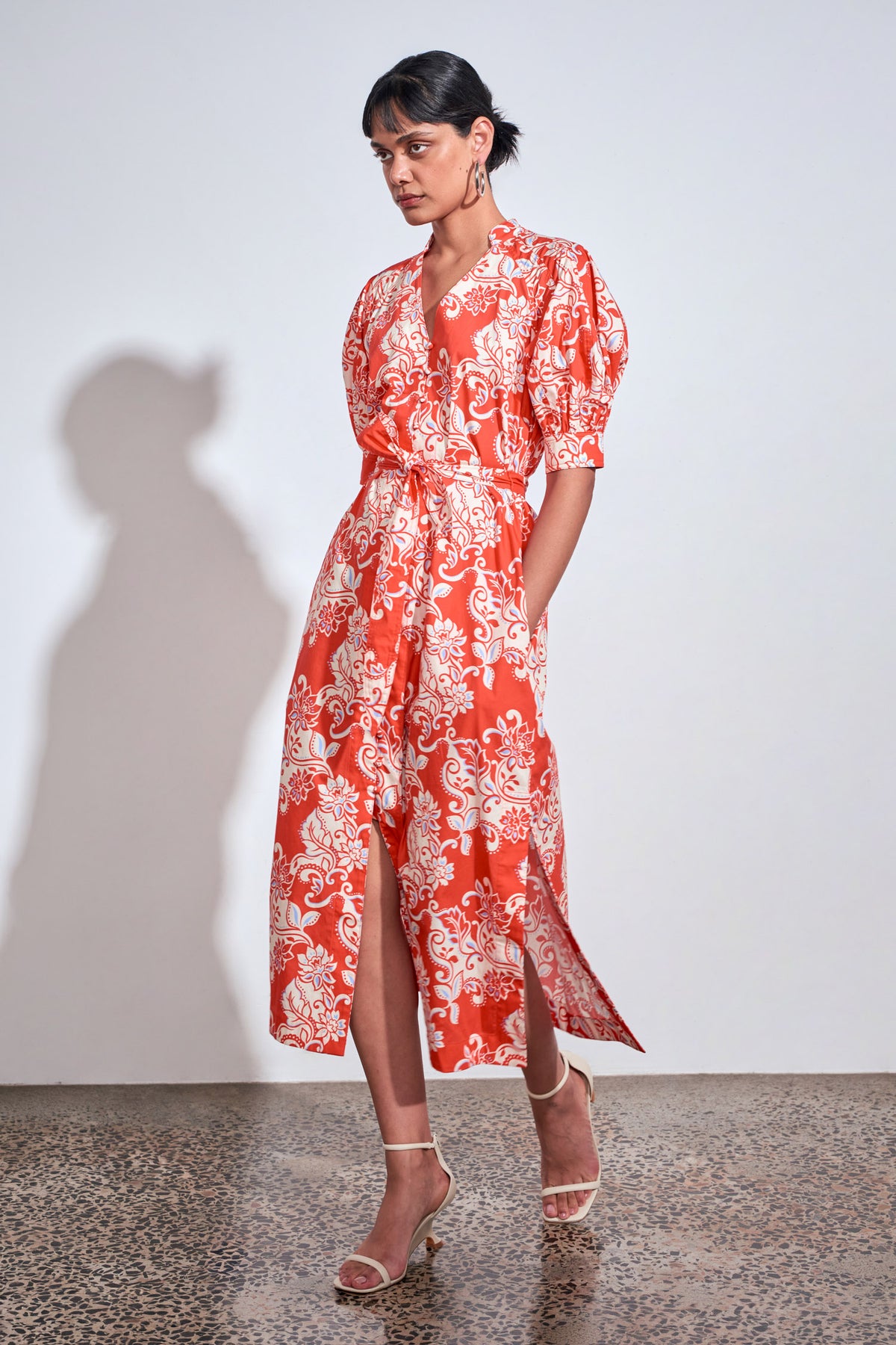 impart dress - tangerine field|  zoe kratzmann| considered design