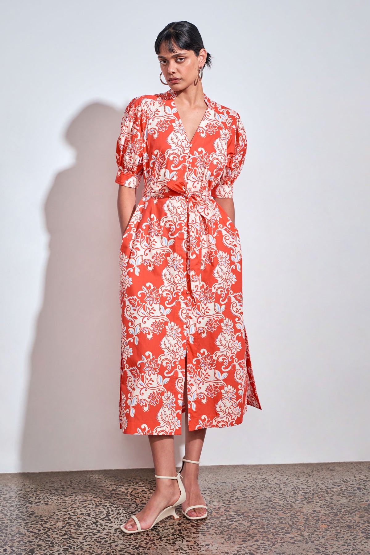 impart dress - tangerine field|  zoe kratzmann| considered design