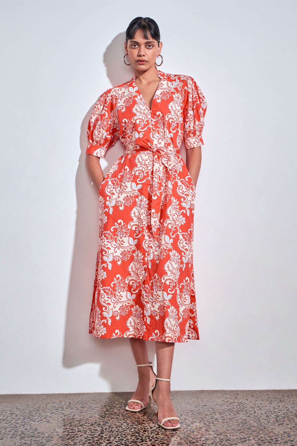 impart dress - tangerine field|  zoe kratzmann| considered design