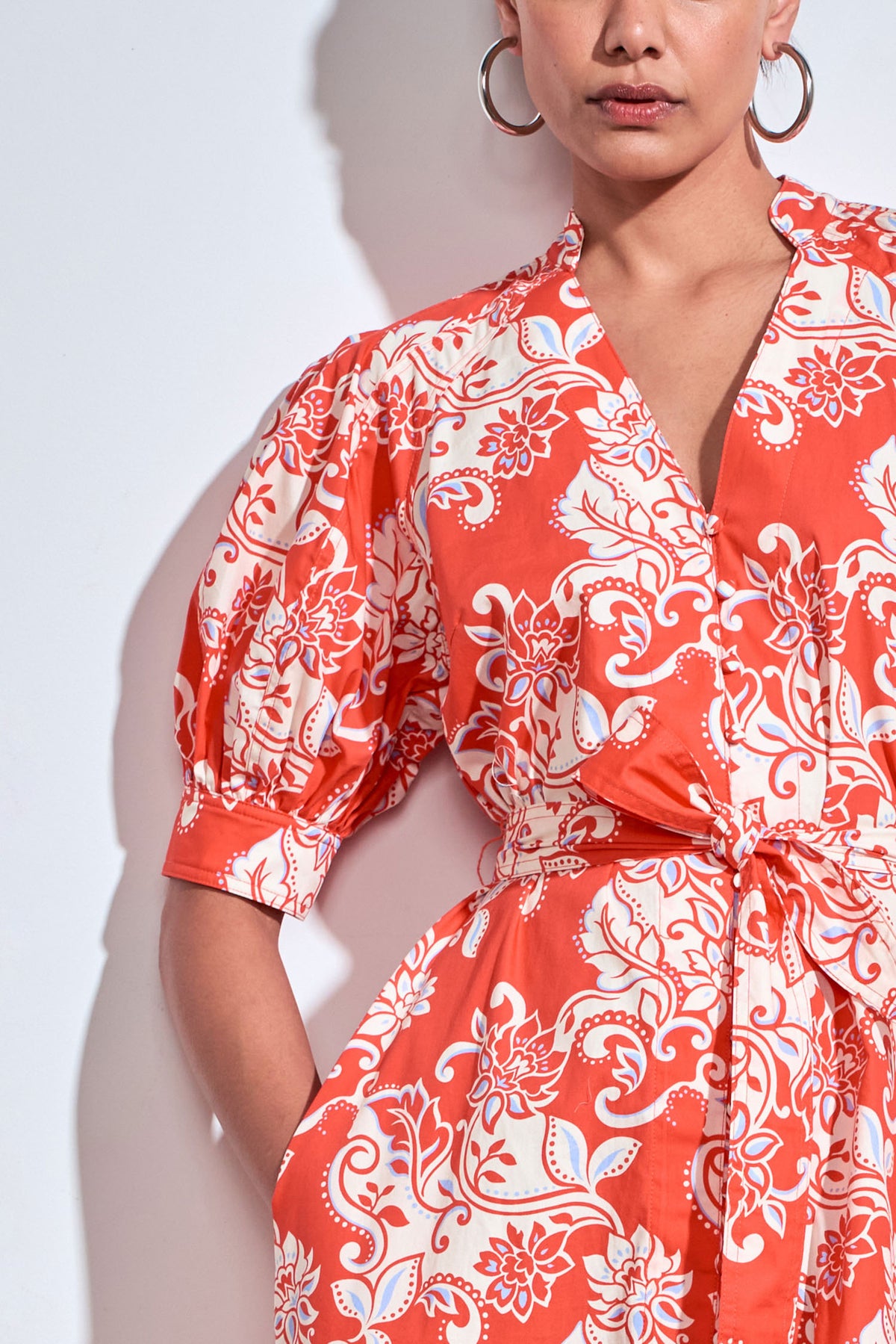 impart dress - tangerine field|  zoe kratzmann| considered design