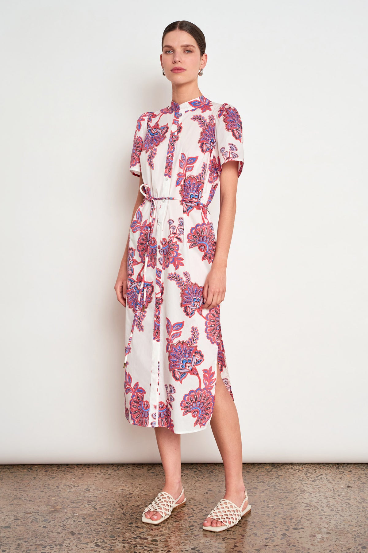quote dress - crimson kgari