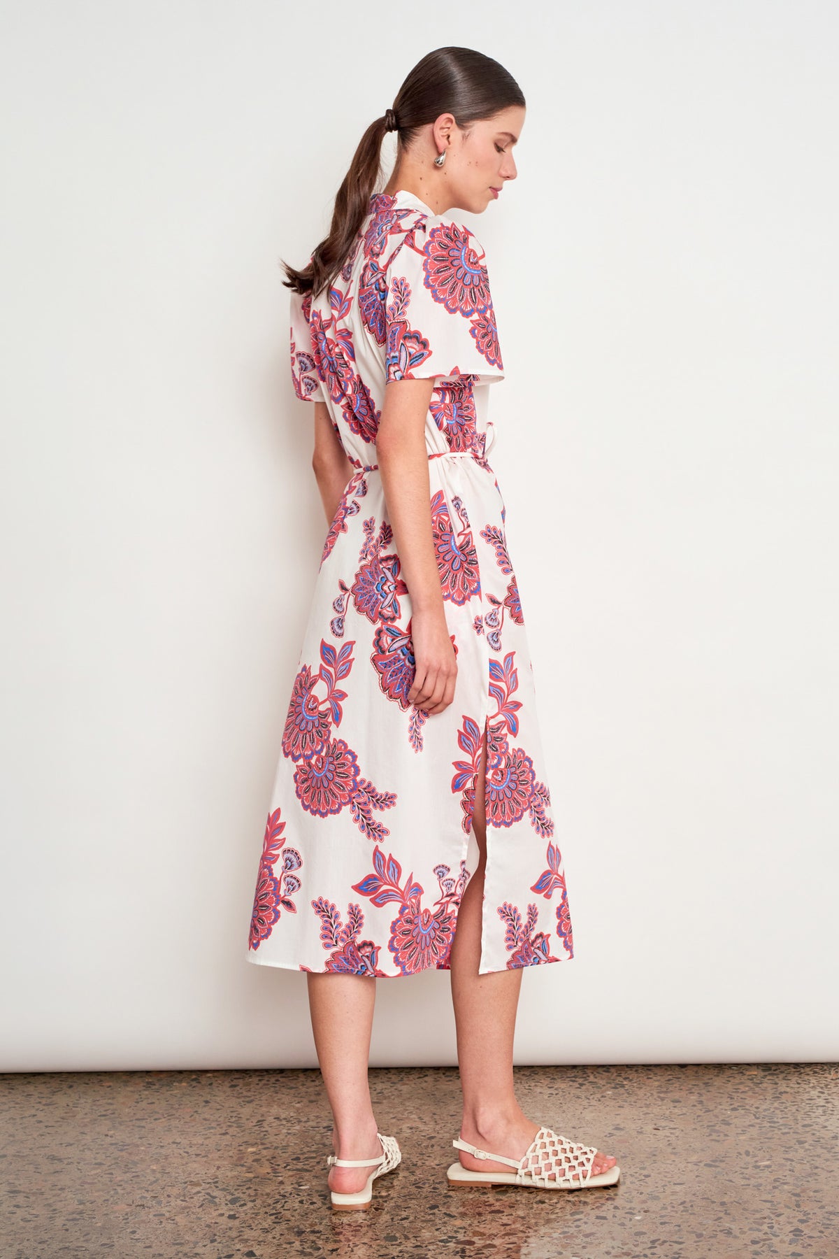 quote dress - crimson kgari
