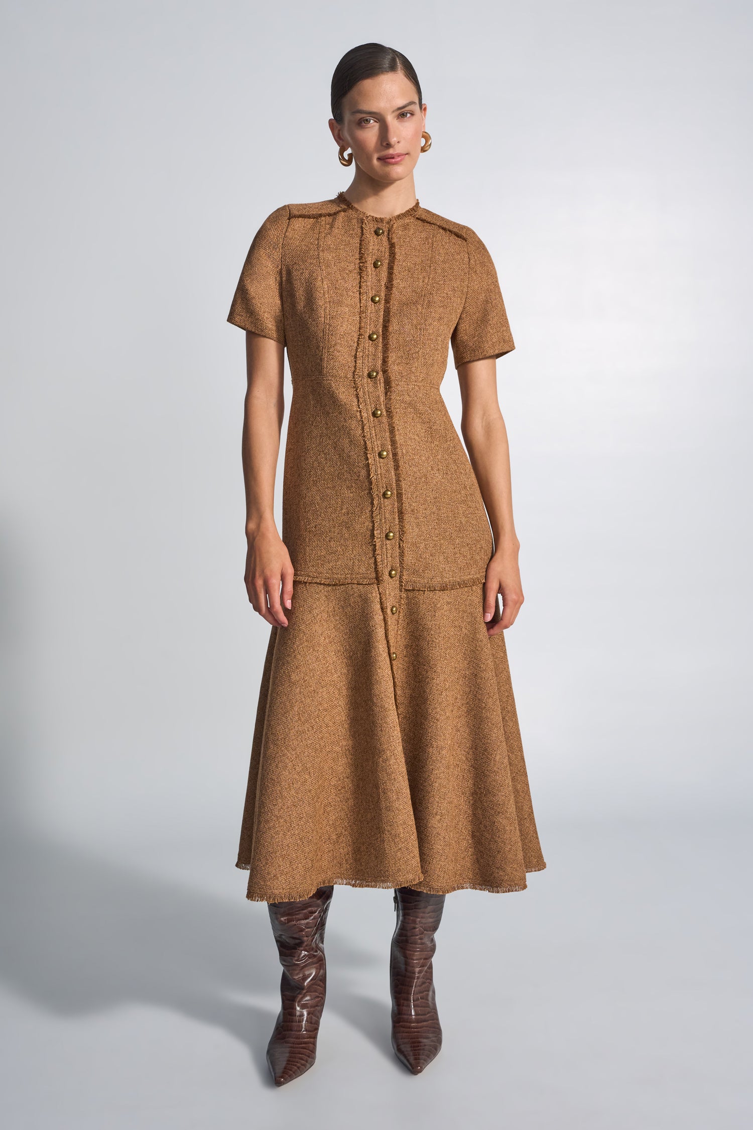 banter dress - toffee|  zoe kratzmann| considered design