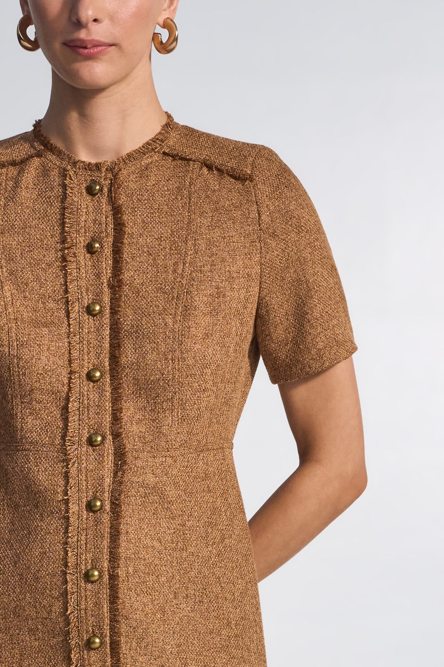 banter dress - toffee|  zoe kratzmann| considered design