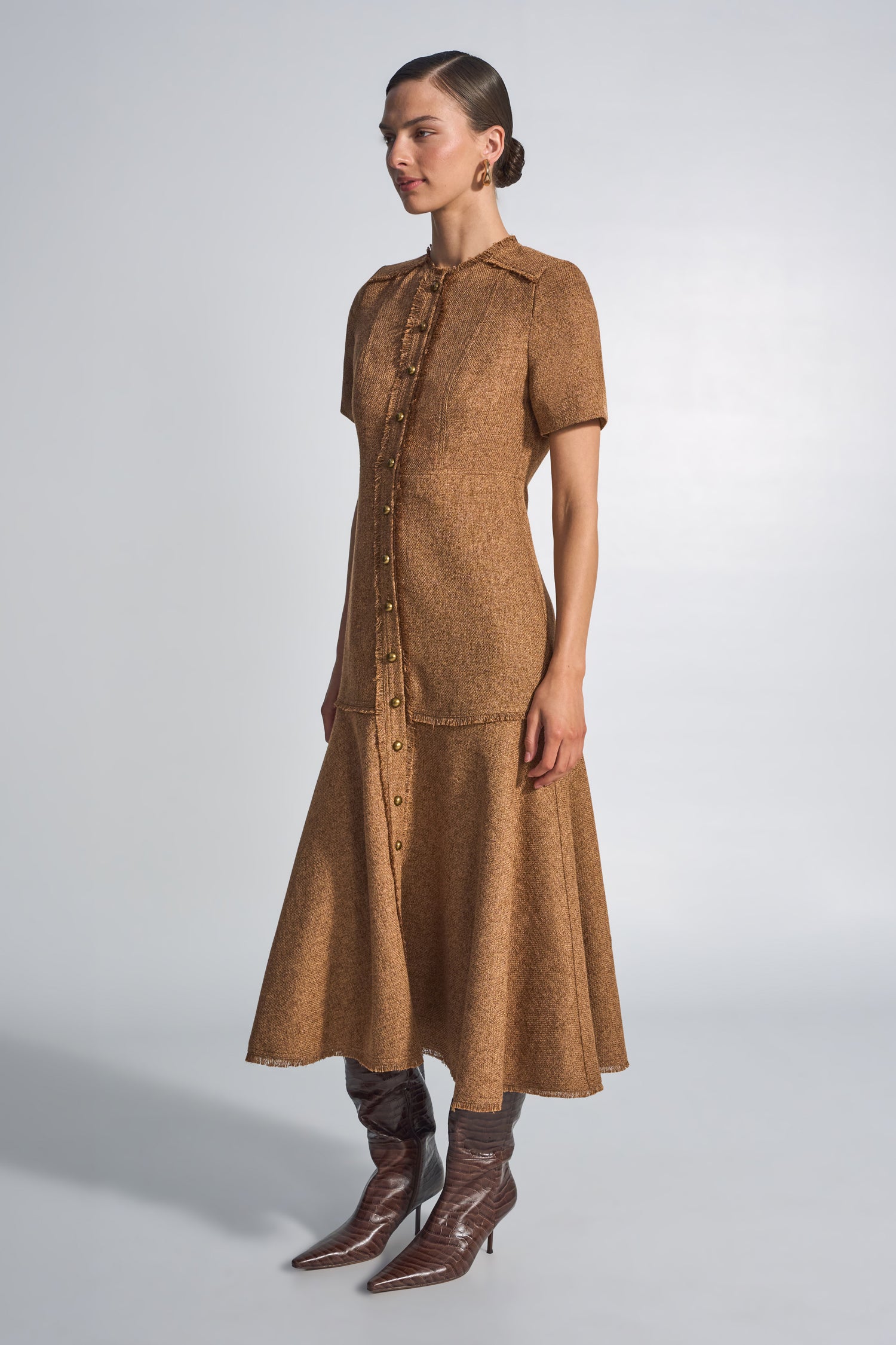banter dress - toffee|  zoe kratzmann| considered design