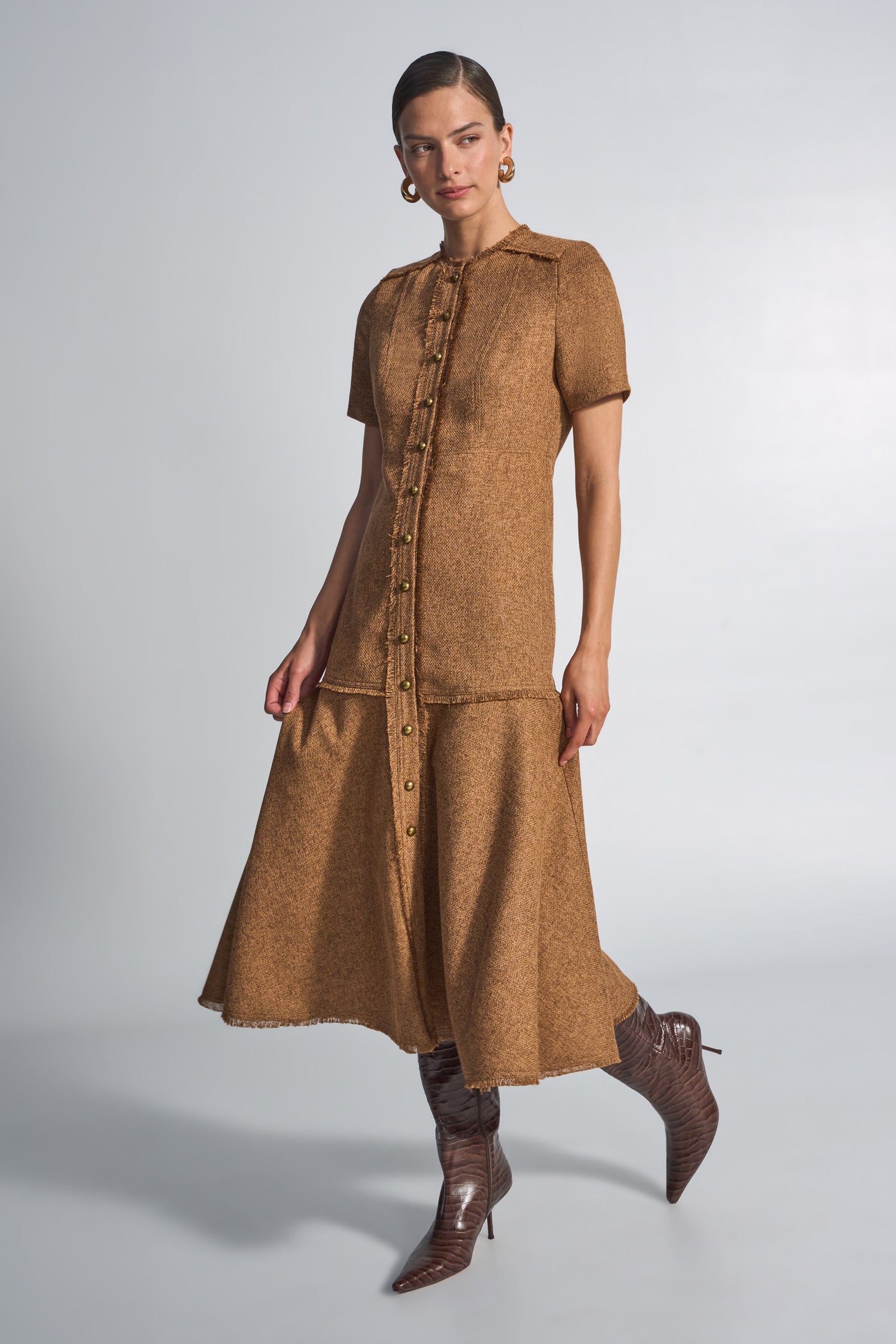 banter dress - toffee|  zoe kratzmann| considered design
