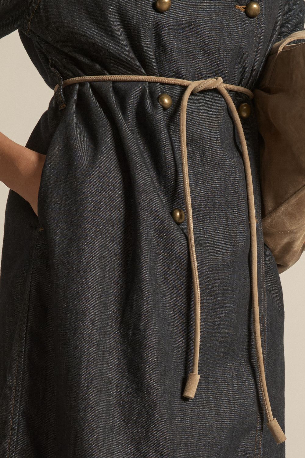 corded belt - truffle suede|  zoe kratzmann| considered design
