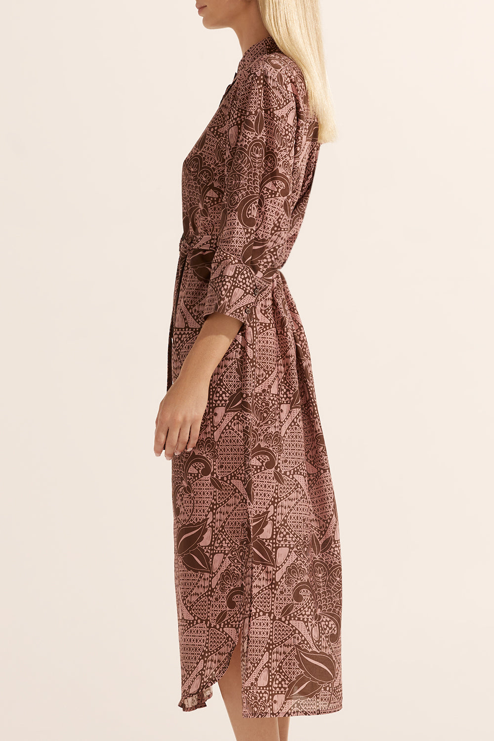 pinpoint dress - cacao batik