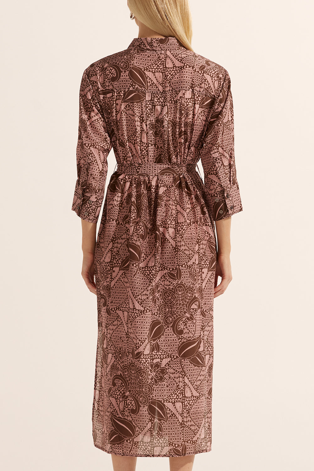 pinpoint dress - cacao batik