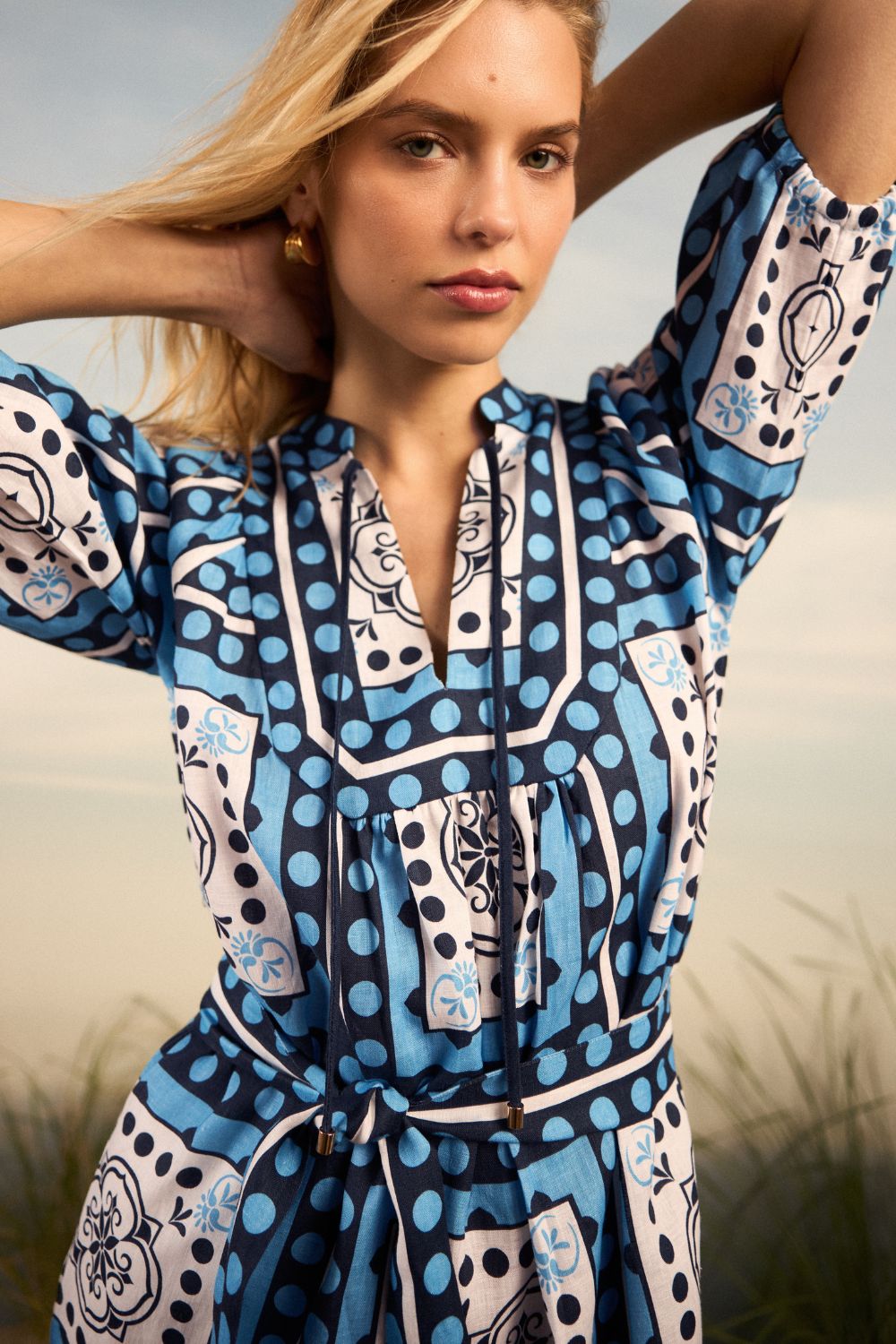 aurora dress - bay scarf|  zoe kratzmann| considered design