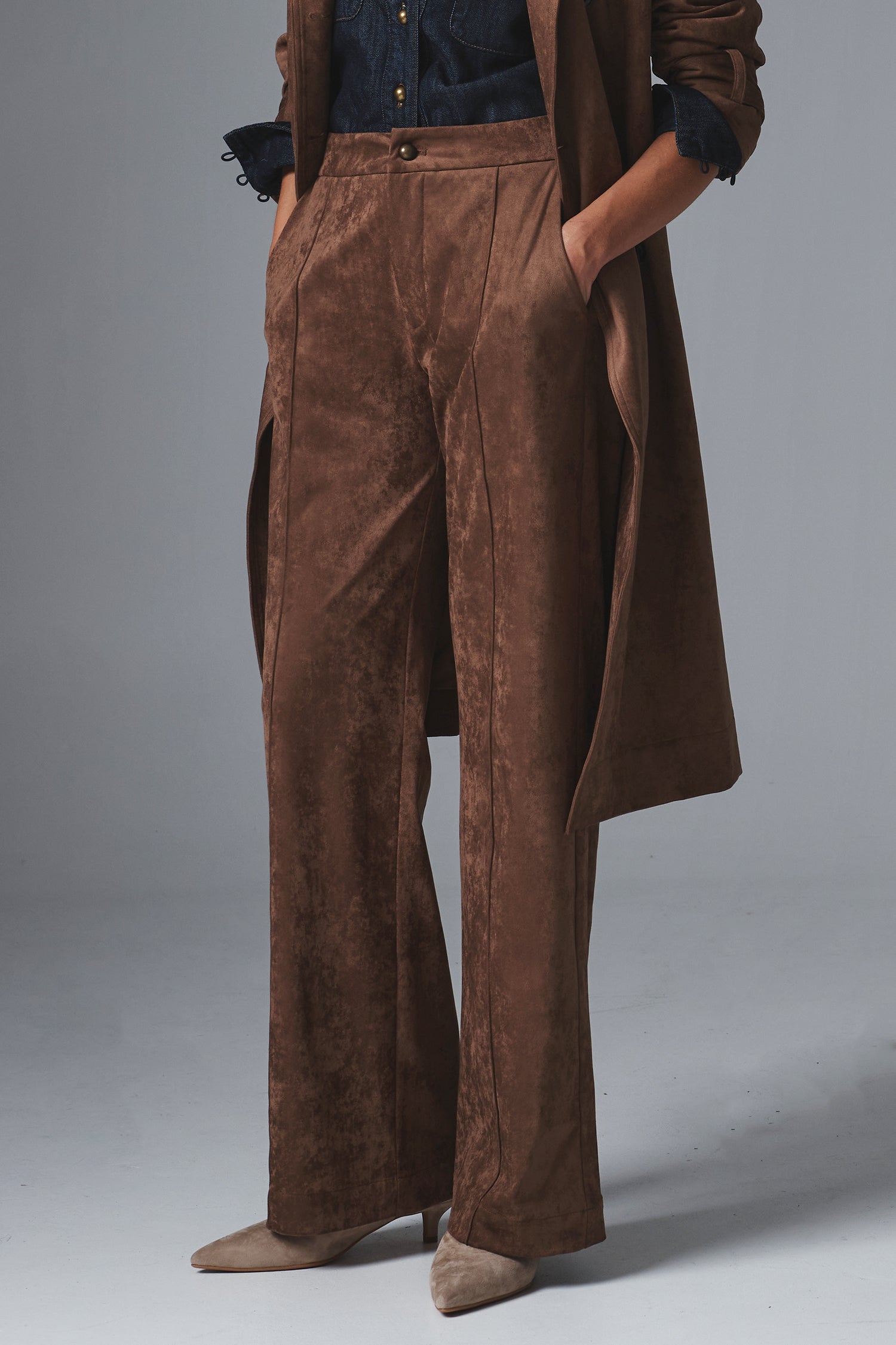 chime pant - mocha|  zoe kratzmann| considered design