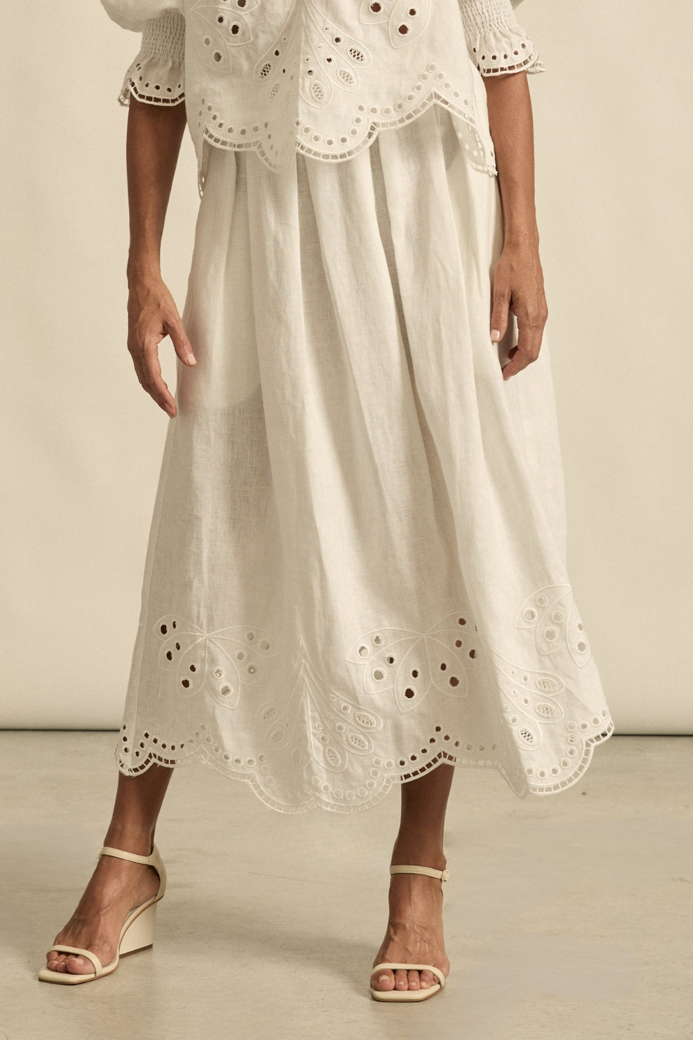 jetty skirt - porcelain|  zoe kratzmann| considered design