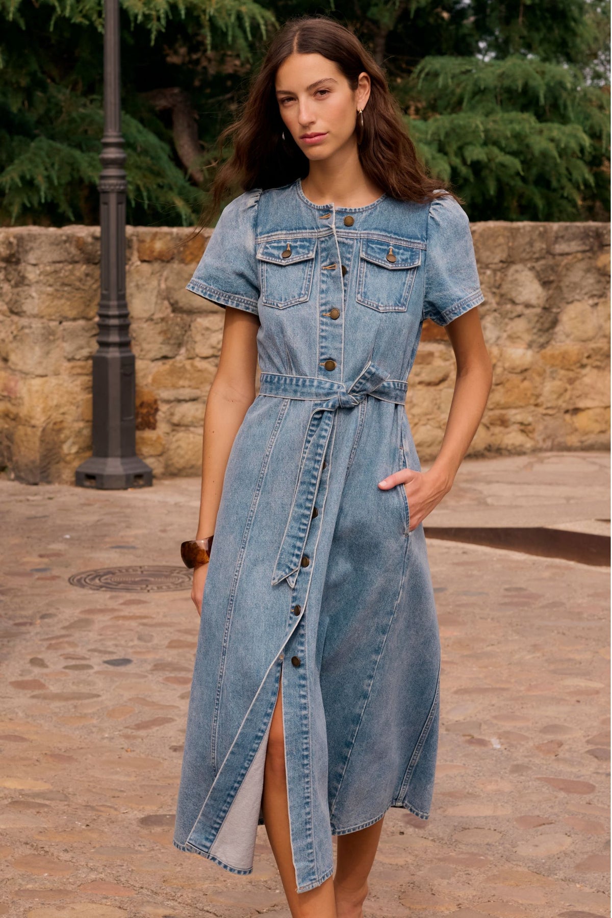 allude dress - mid denim|  zoe kratzmann| considered design