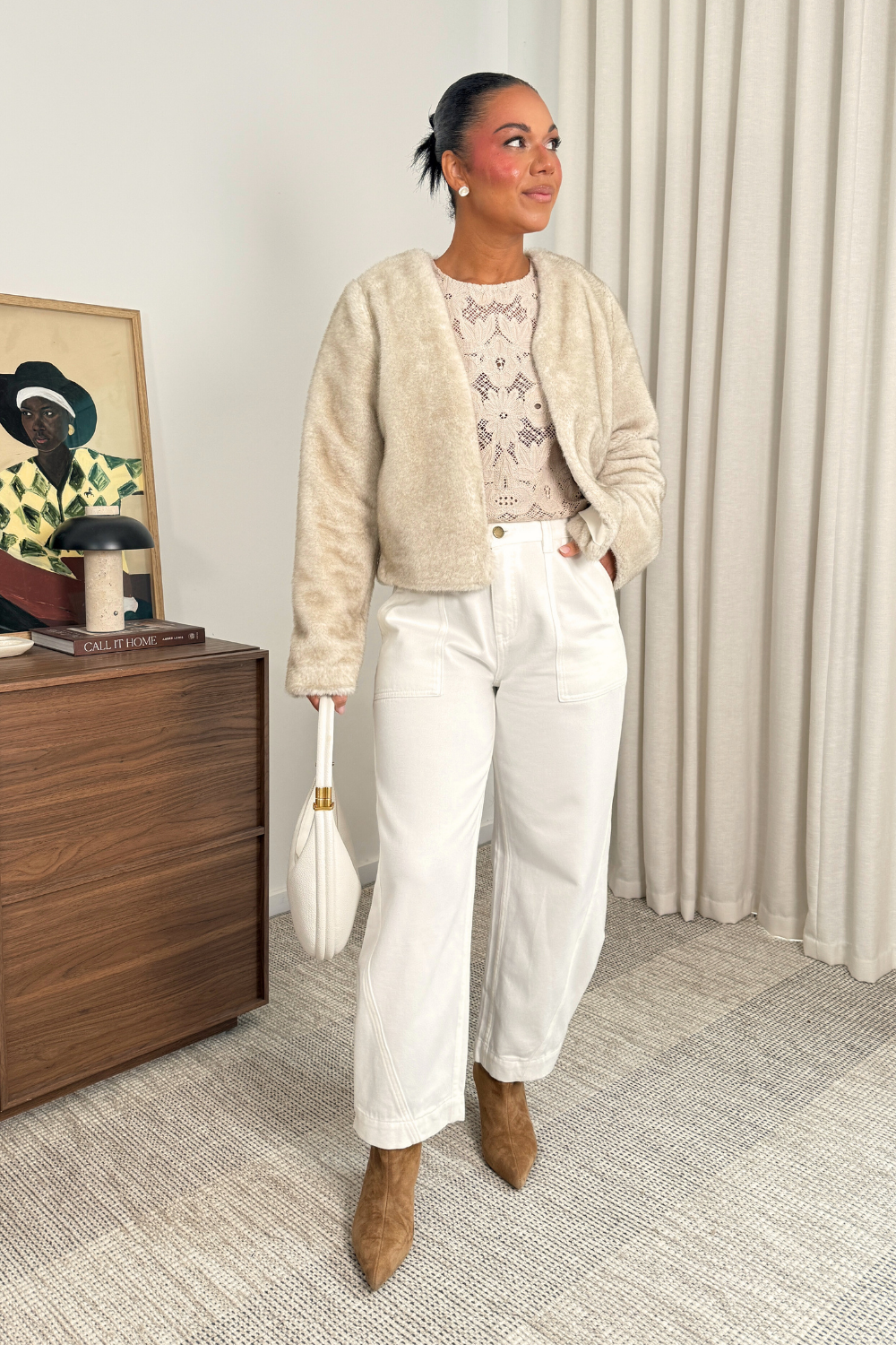 dune jacket - ecru – zoe kratzmann