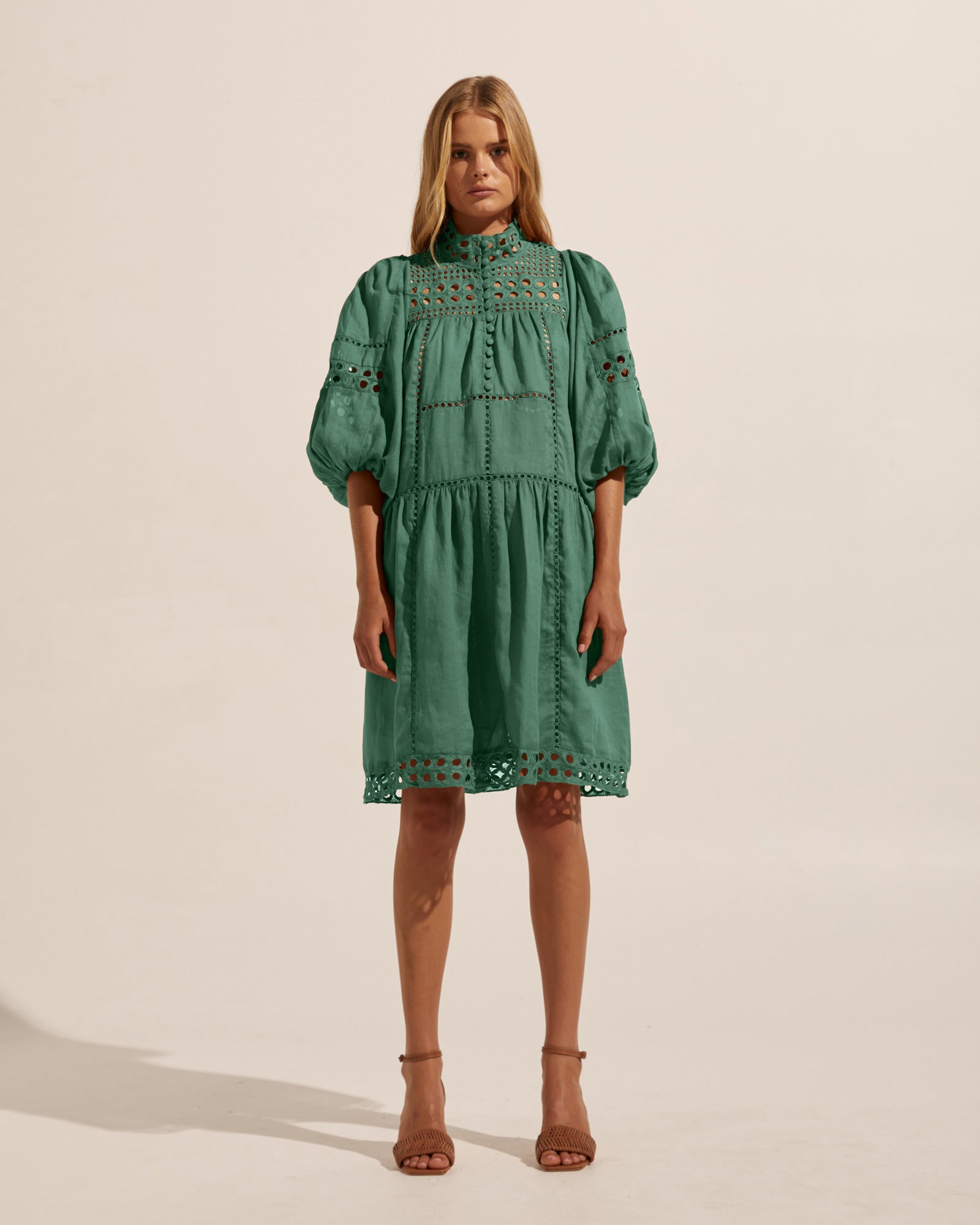 intrigue dress - pine