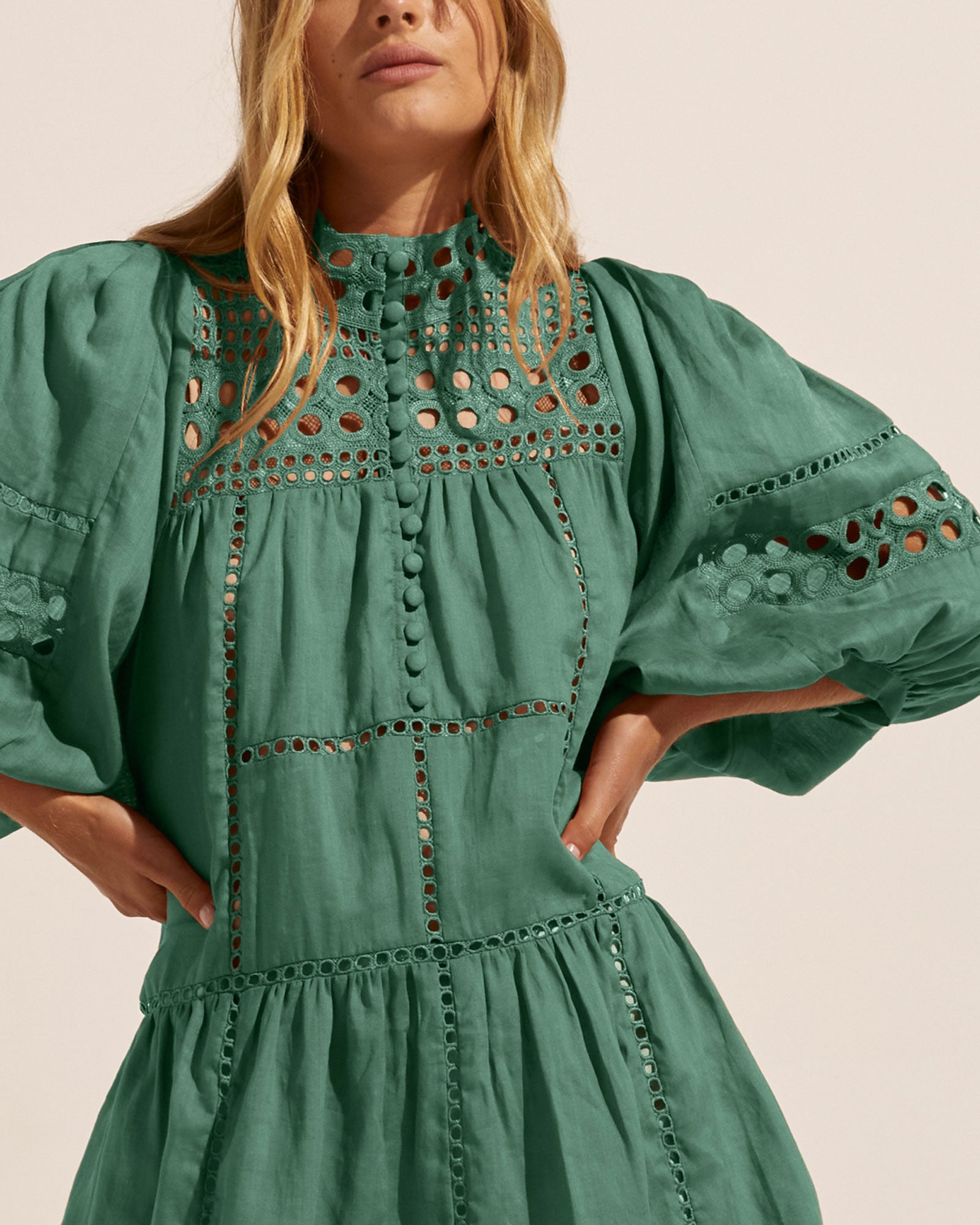 intrigue dress - pine