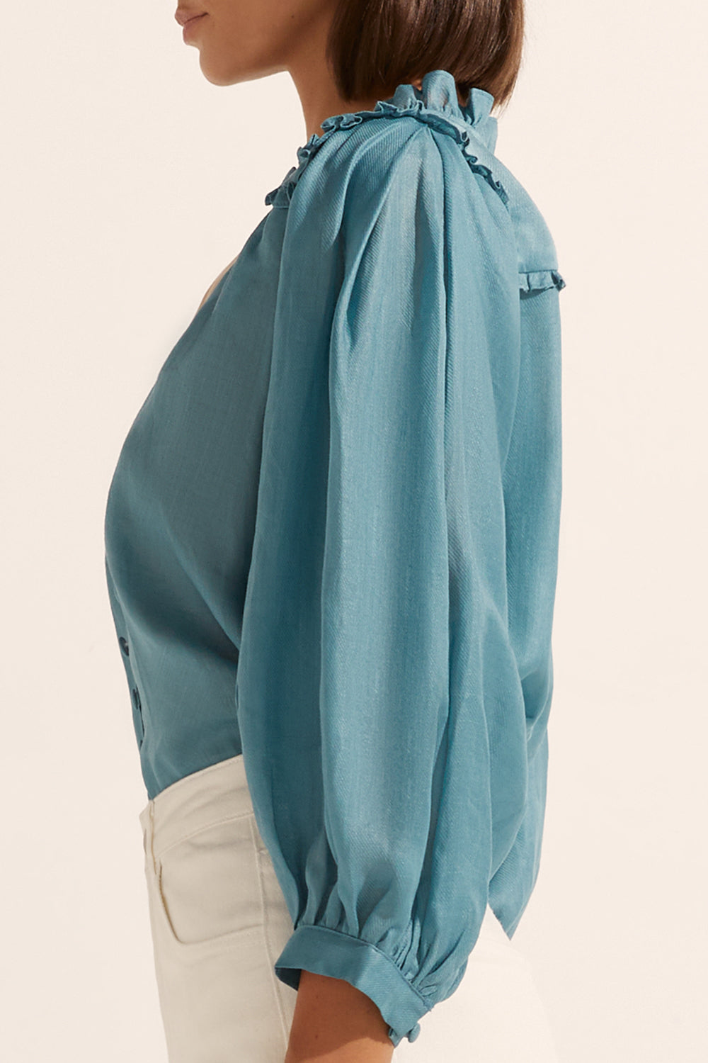 brigade top - seablue