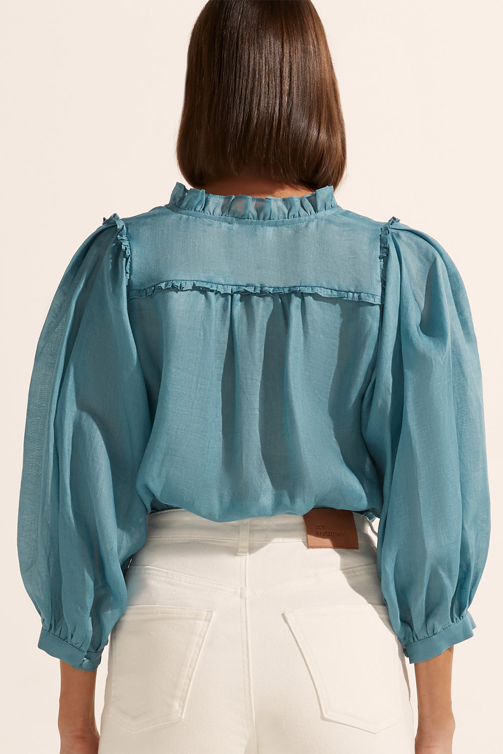 brigade top - seablue