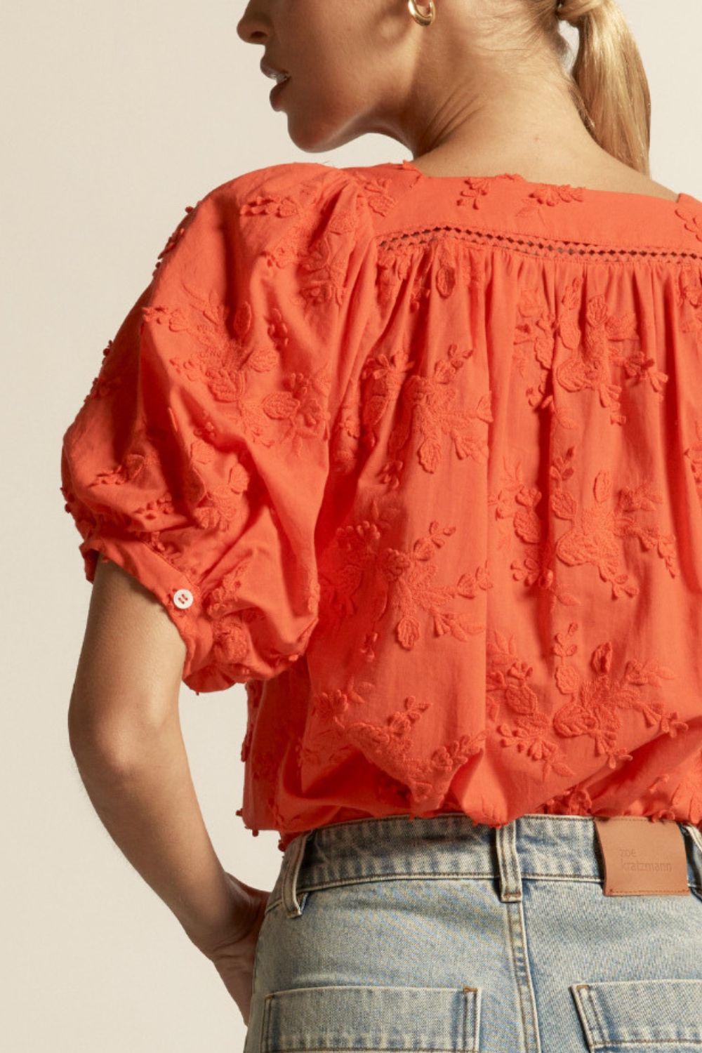 Ode Top - persimmon|  zoe kratzmann| considered design