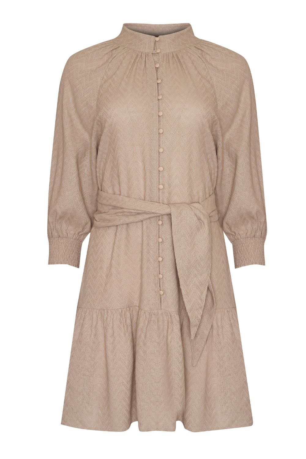 cater dress - mushroom