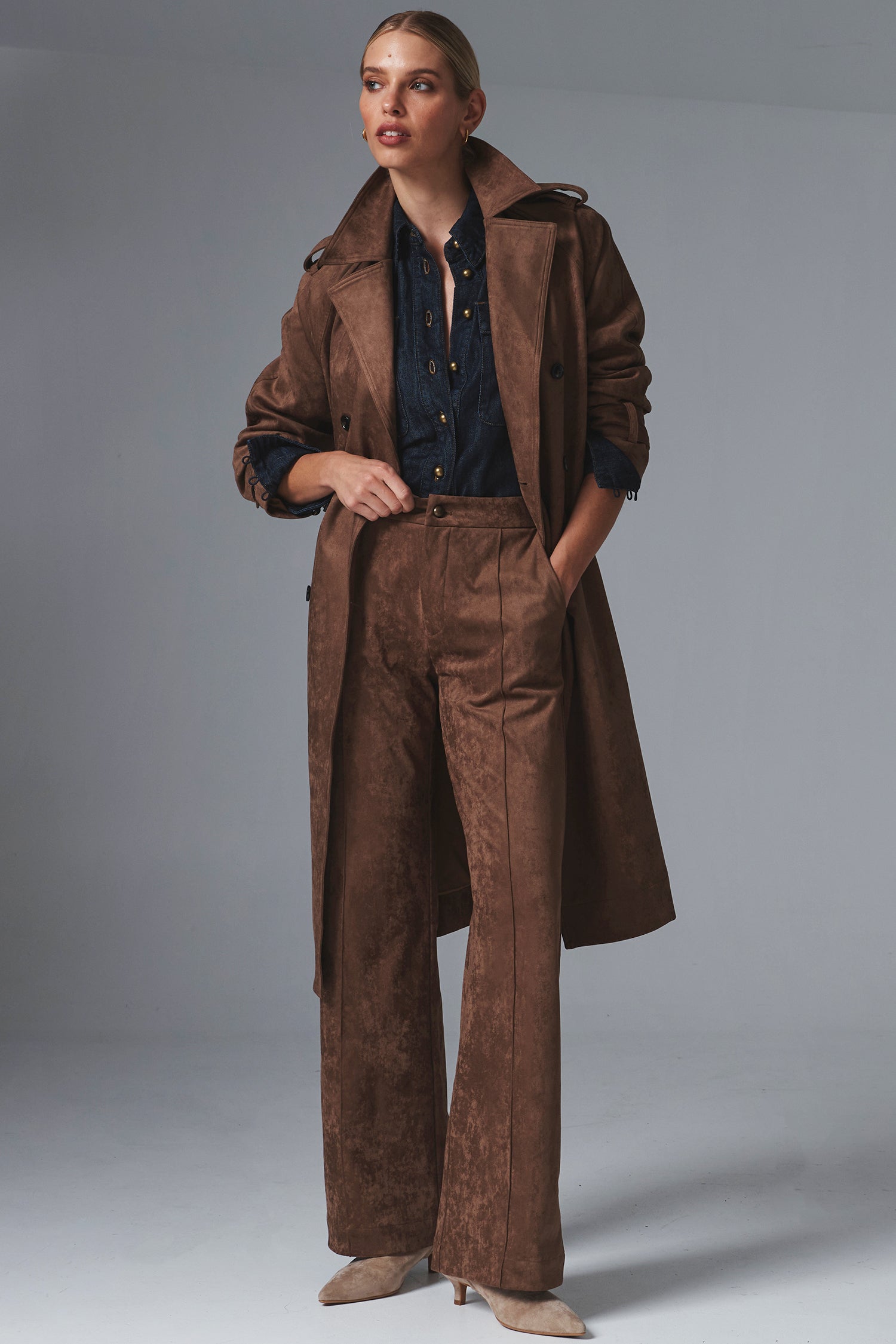 chime pant - mocha|  zoe kratzmann| considered design