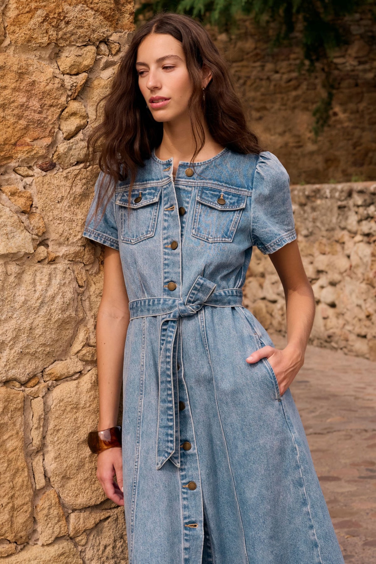 allude dress - mid denim|  zoe kratzmann| considered design