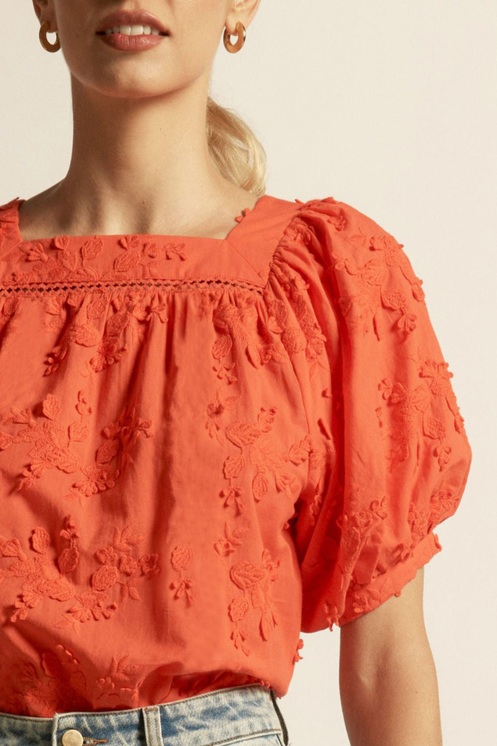 Ode Top - persimmon|  zoe kratzmann| considered design