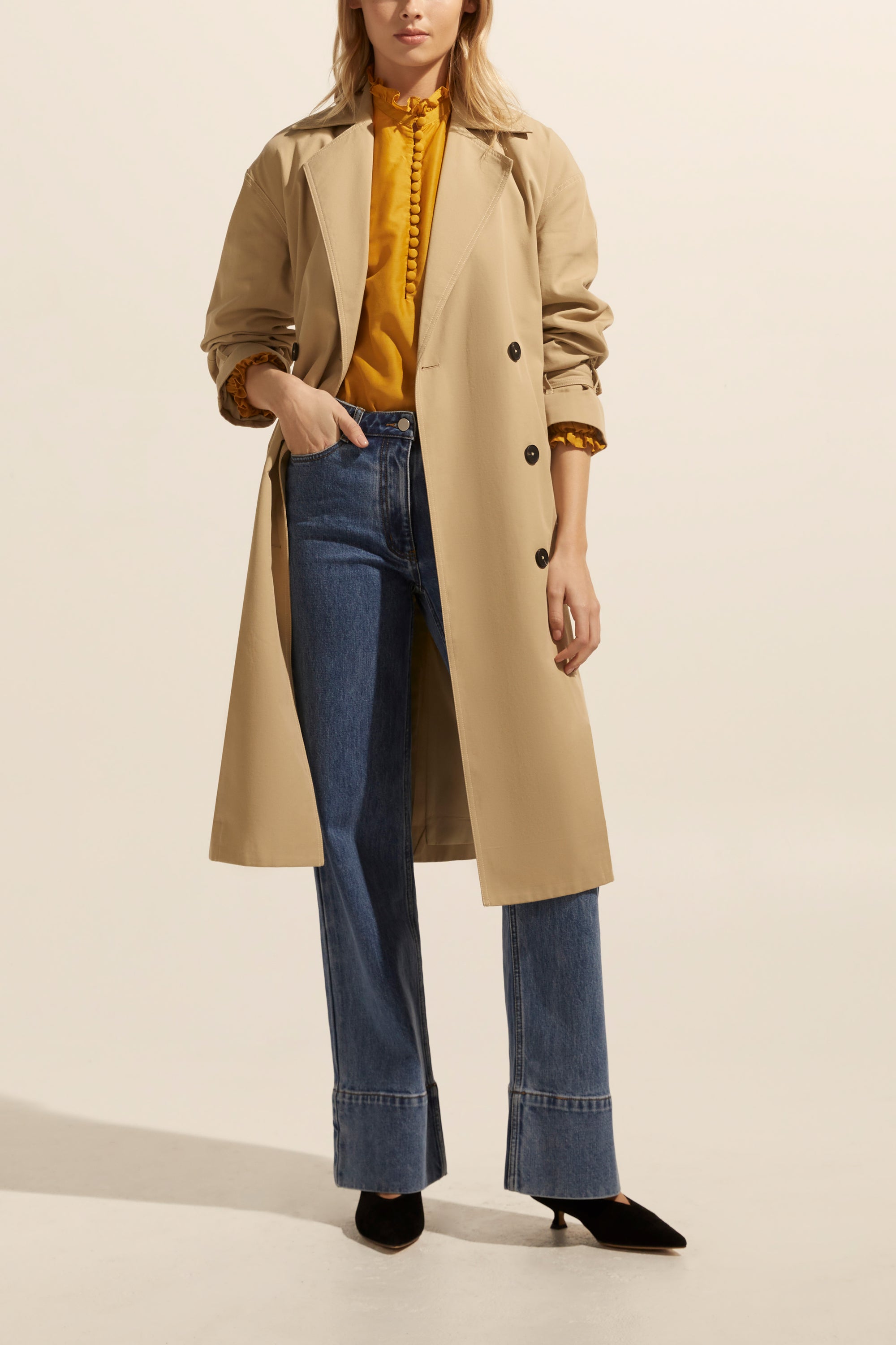Agent coat - Stone
