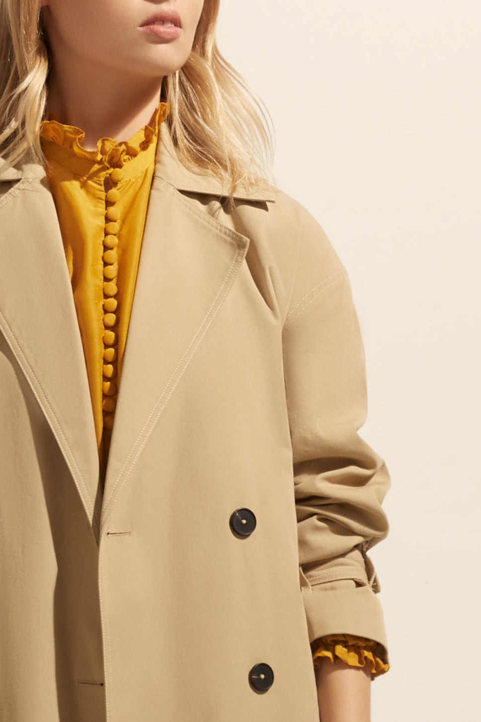 Agent coat - Stone