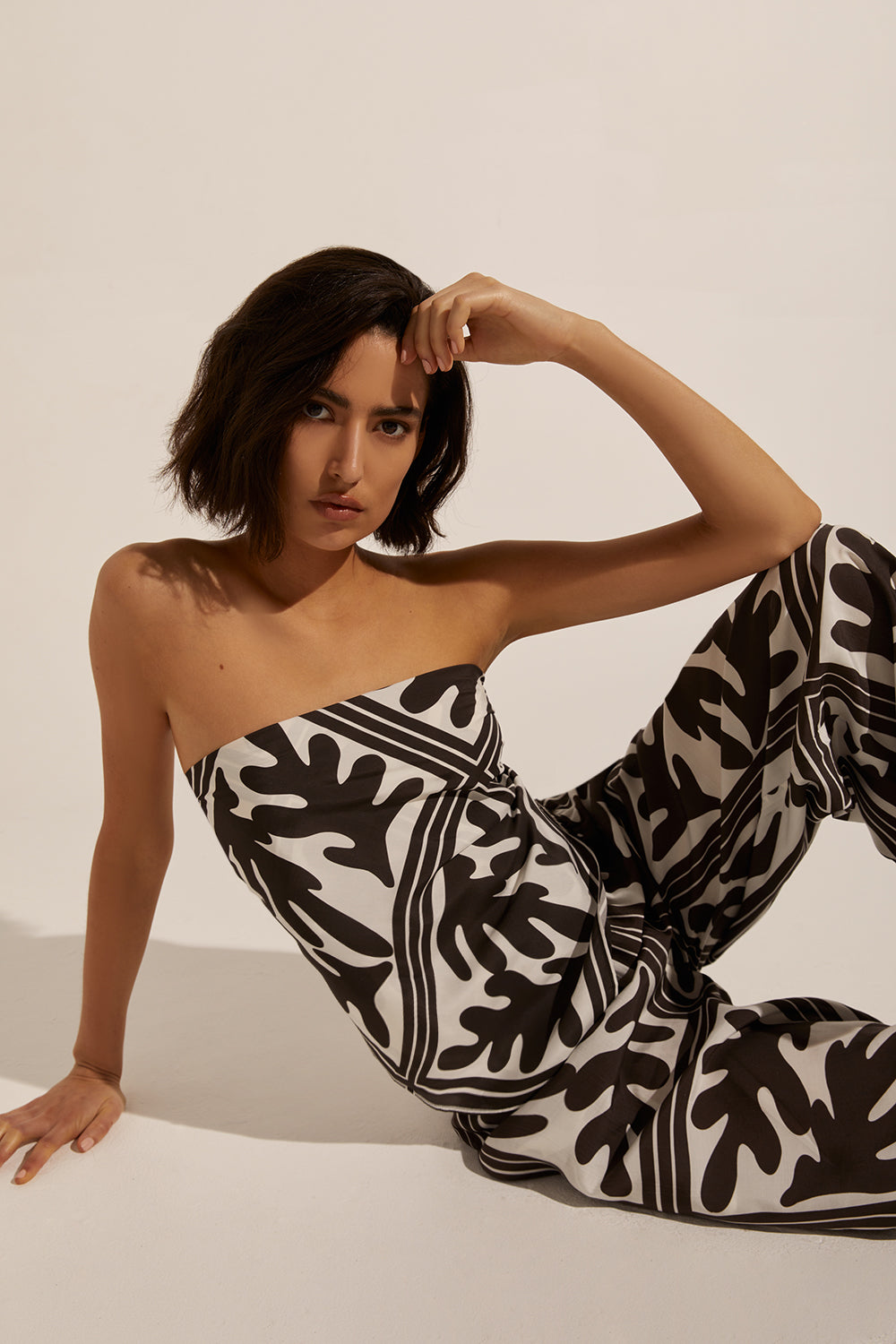 breeze pant - frond choc