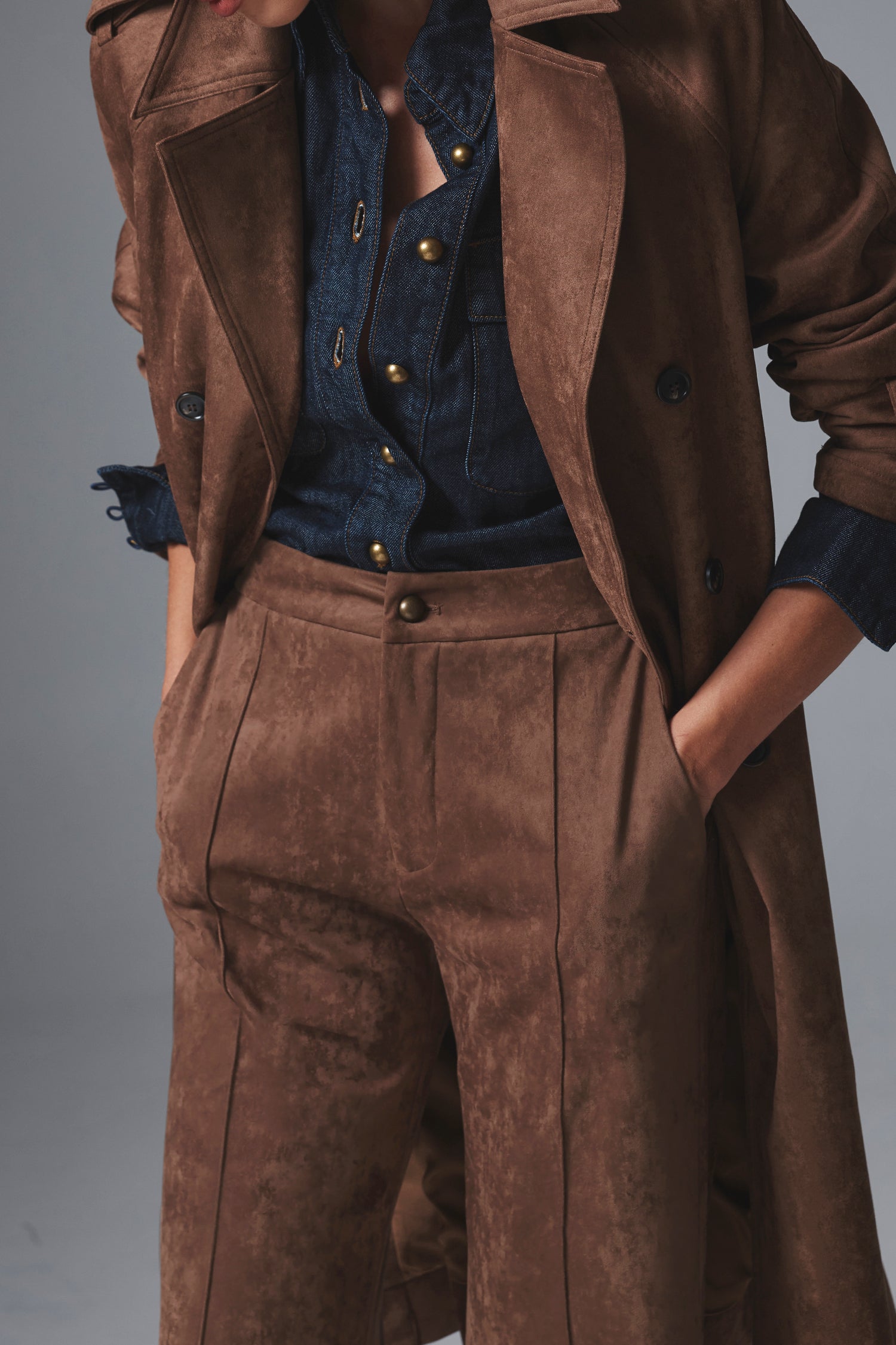 chime pant - mocha|  zoe kratzmann| considered design