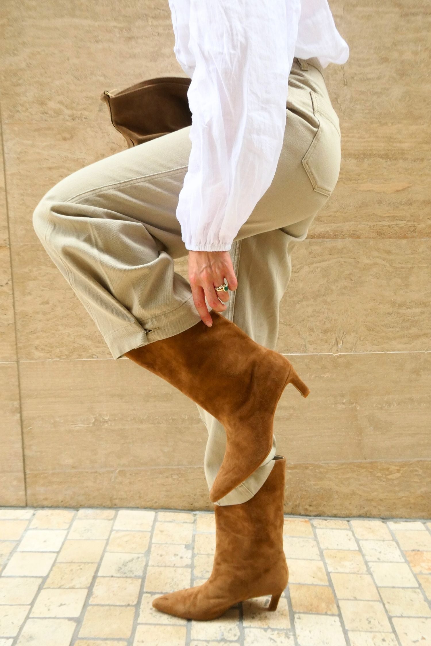 degree boot - cinnamon suede|  zoe kratzmann| considered design