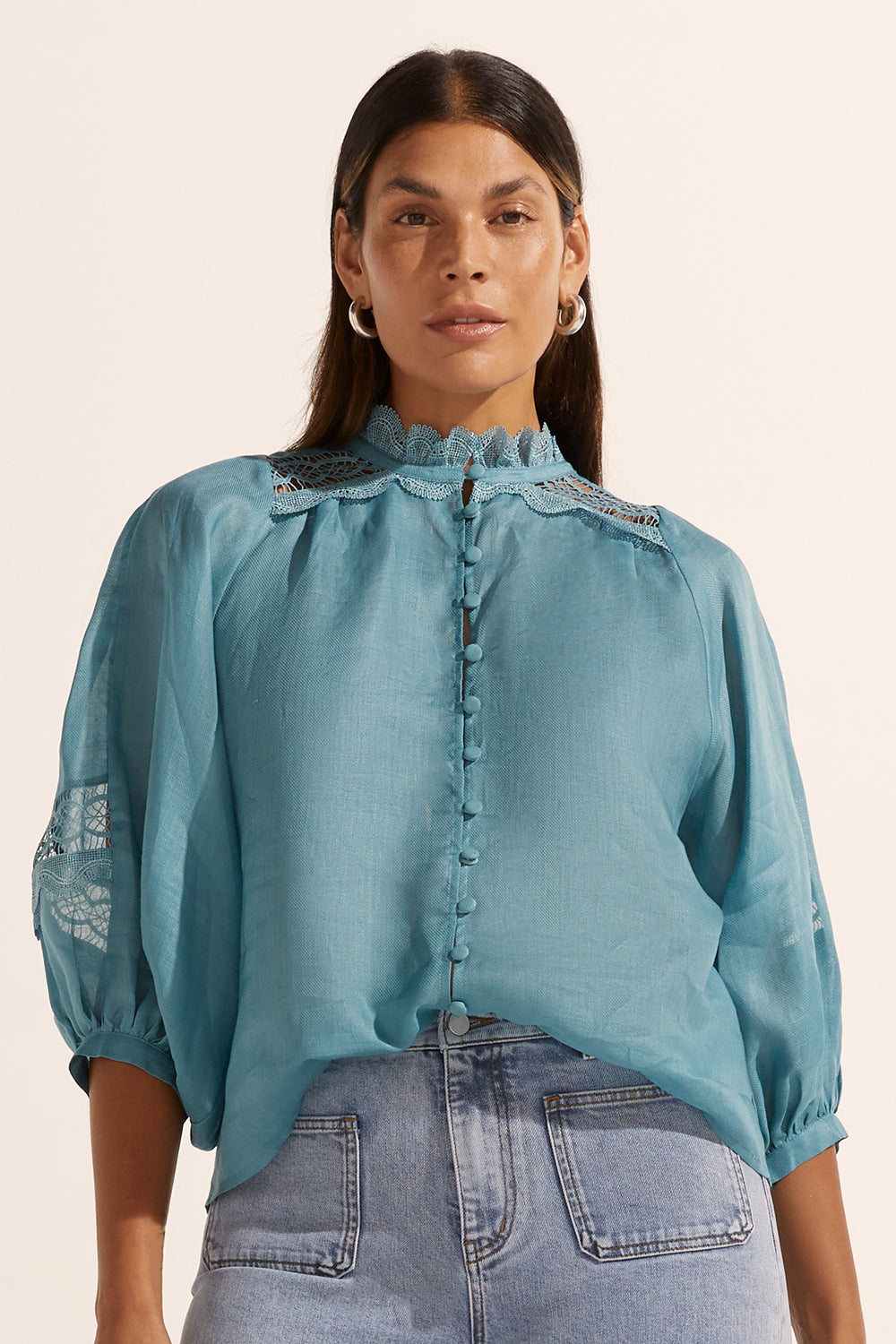 quell top - seablue