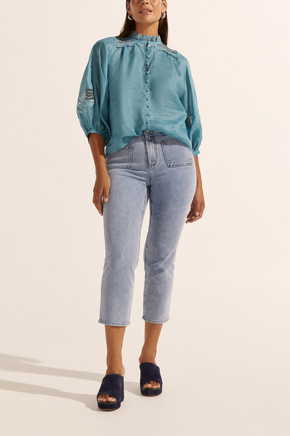 quell top - seablue