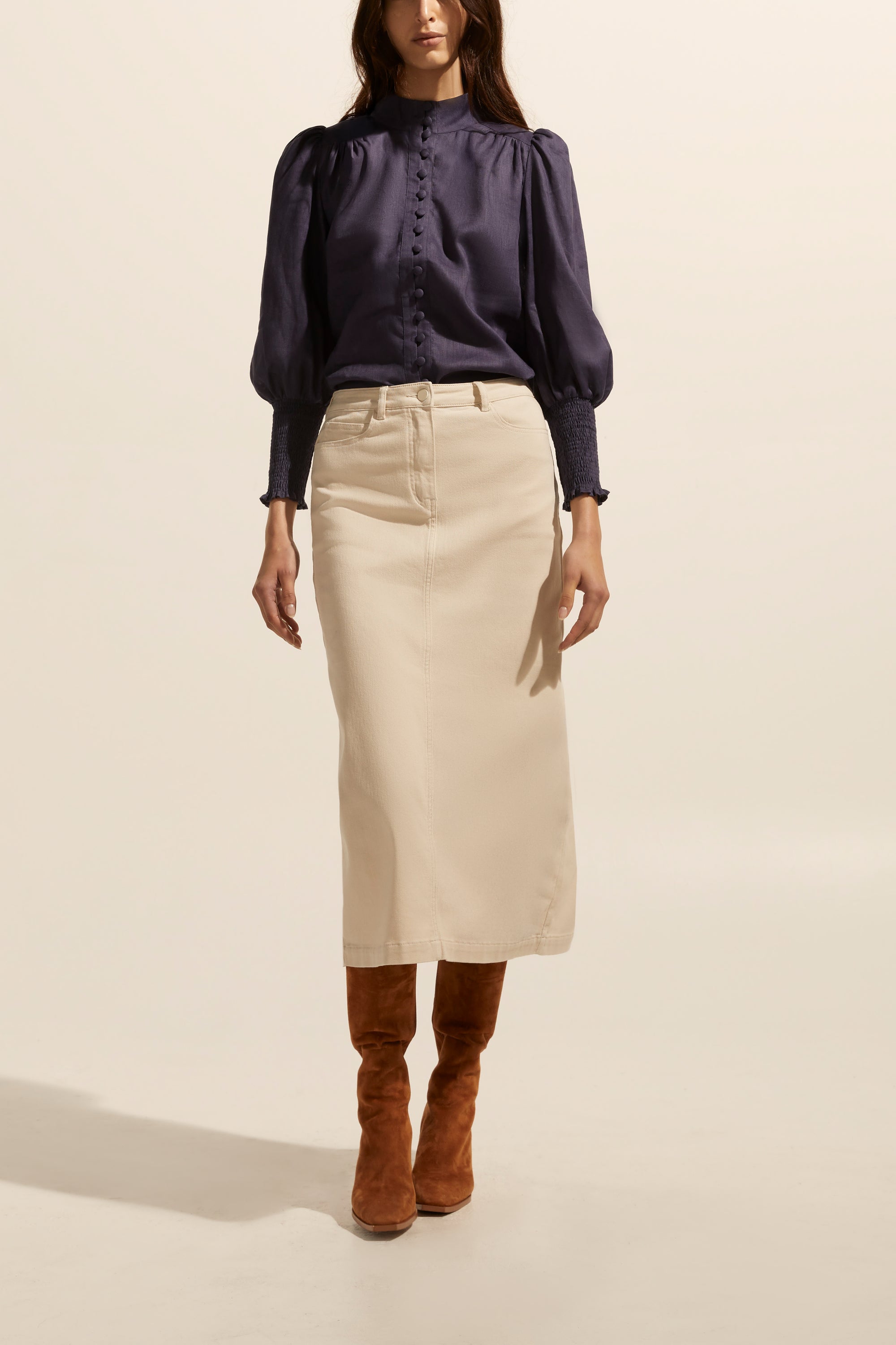 accord skirt - stone