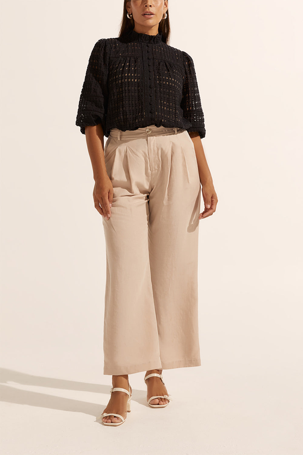 wayfarer top - black window