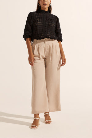 wayfarer top - black window