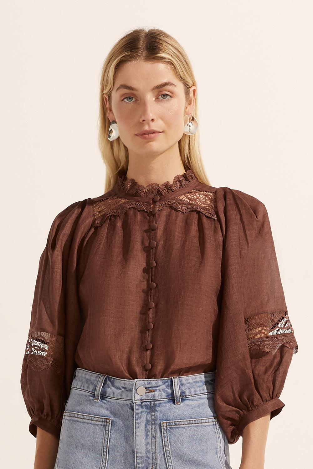 quell top - cacao