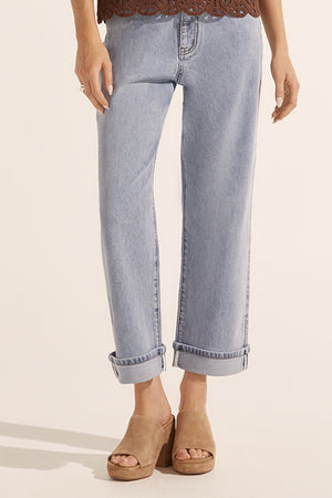 ambient jean - washed denim