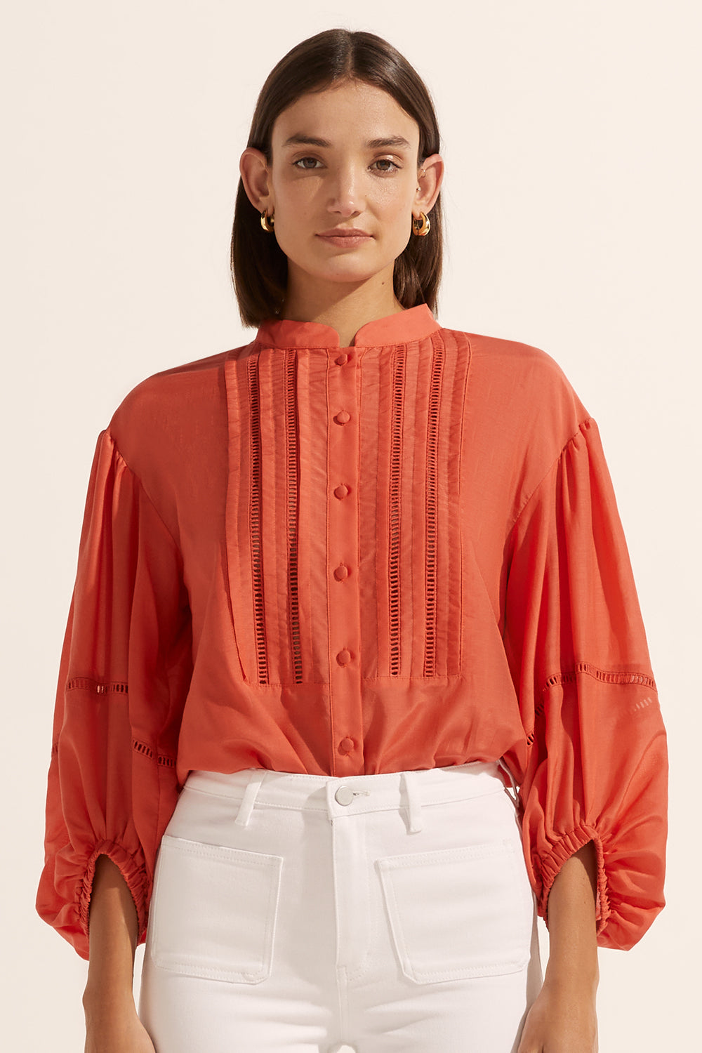 solace top - sunset