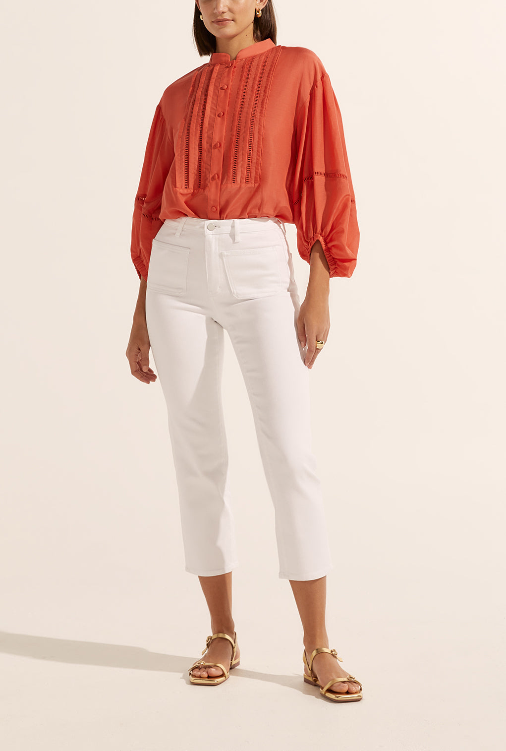 solace top - sunset